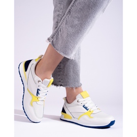 Zapatos deportivos de mujer Shelovet blanco 2