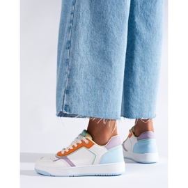 Shelovet zapatillas deportivas multicolor para mujer blanco 1