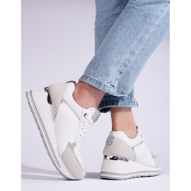 Zapatillas cuña blancas Shelovet blanco 1