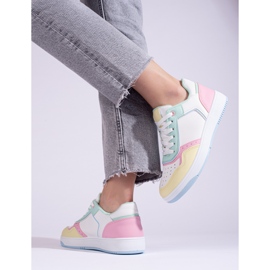 Shelovet zapatillas deportivas multicolor para mujer blanco 1
