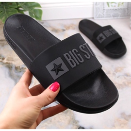 Chanclas piscina mujer Big Star FF274A200 negro 4