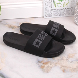 Chanclas piscina mujer Big Star FF274A200 negro 5