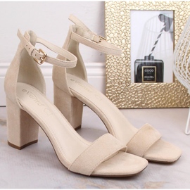Sandalias mujer ante beige eVento 5560 2