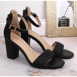 Sandalias de mujer negras en el puesto eVento 5945 negro 2