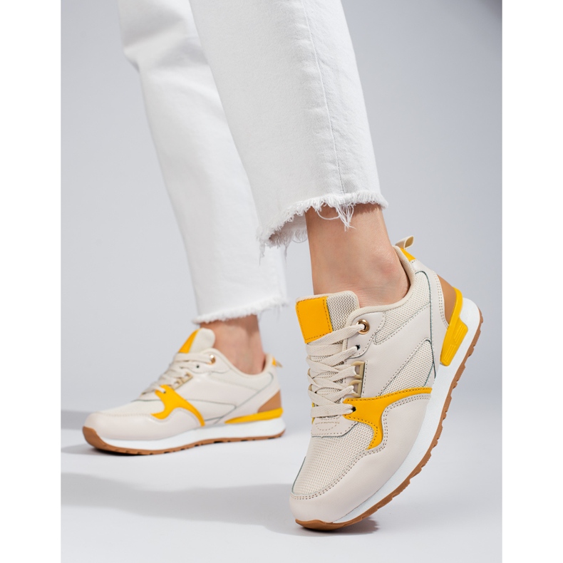 Deportivas mujer Shelovet beige 1