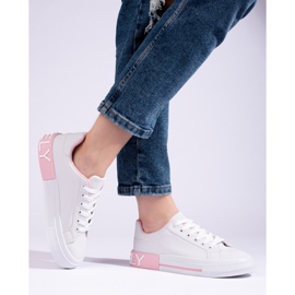 Deportivas blancas clásicas Shelovet blanco 3