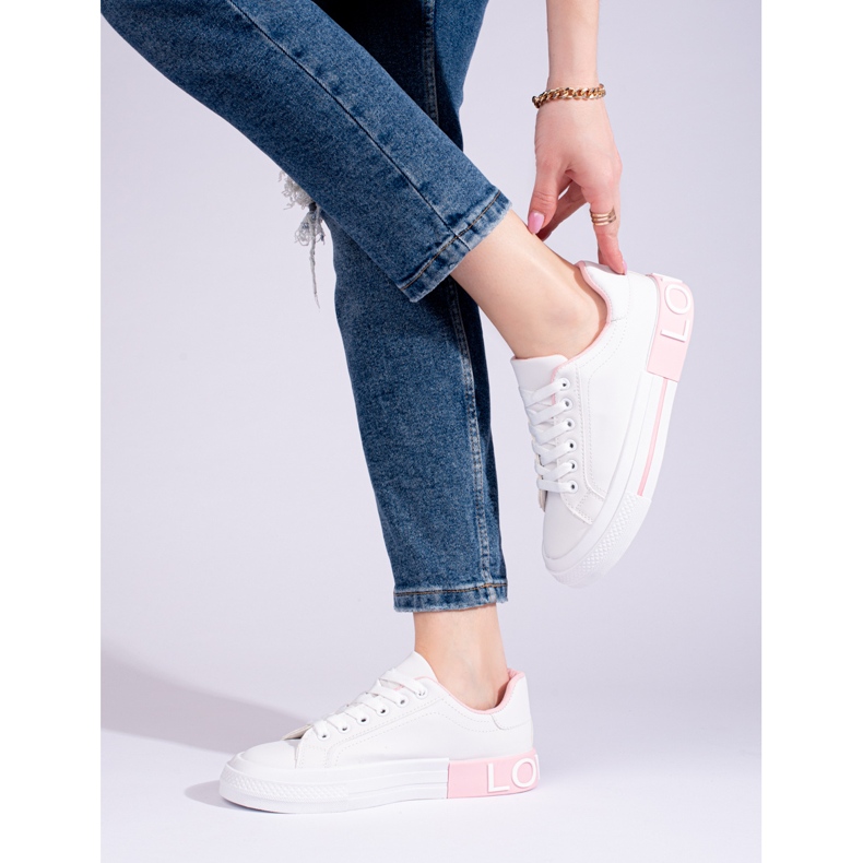 Deportivas blancas clásicas Shelovet blanco 1