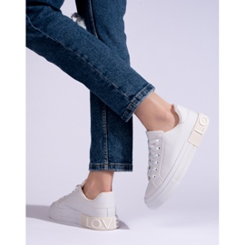 Deportivas blancas clásicas Shelovet blanco 3