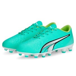 Puma Ultra Play FG/AG Jr 107233 03 zapatos de fútbol verde verde 1