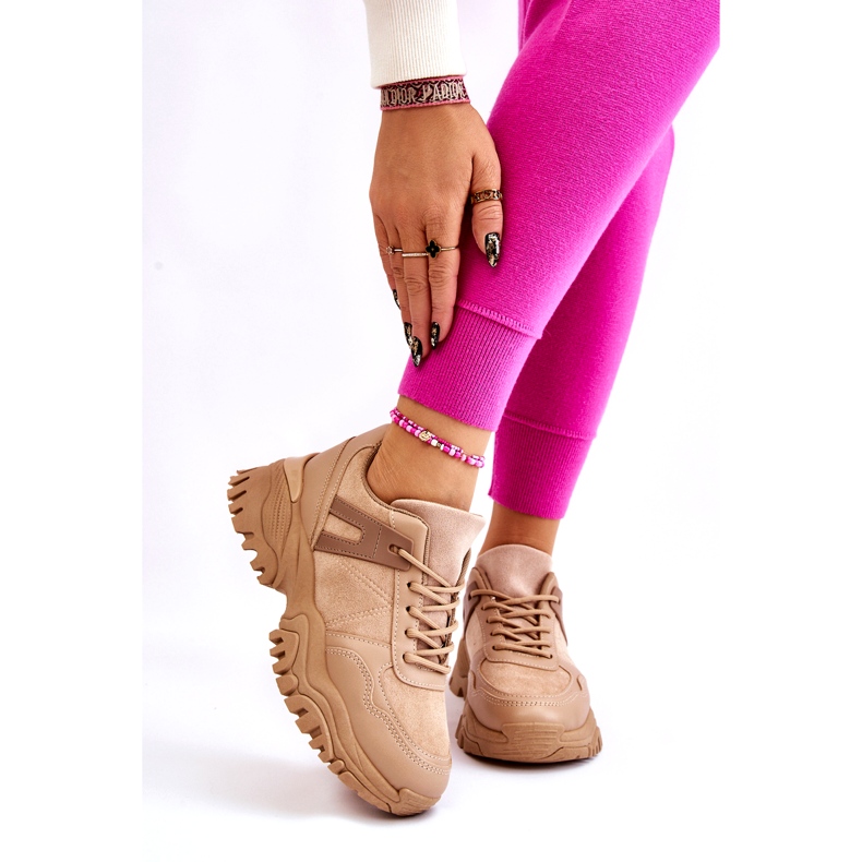 PG1 Zapatos deportivos de moda Sneakers Beige Frezio 1