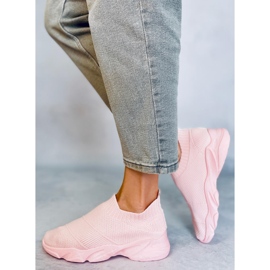Rosa NB399 Calcetines deportivos rosas rosado 5