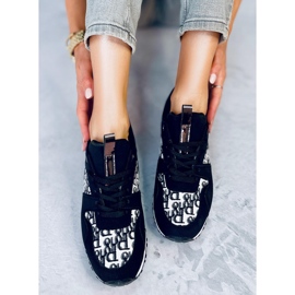 Negro AB835 Zapatillas deportivas negras 5