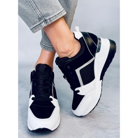 Deportivas cuña panda Diego NEGRO/BLANCO 2