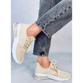 Deportiva calcetín Kessi Beige 4