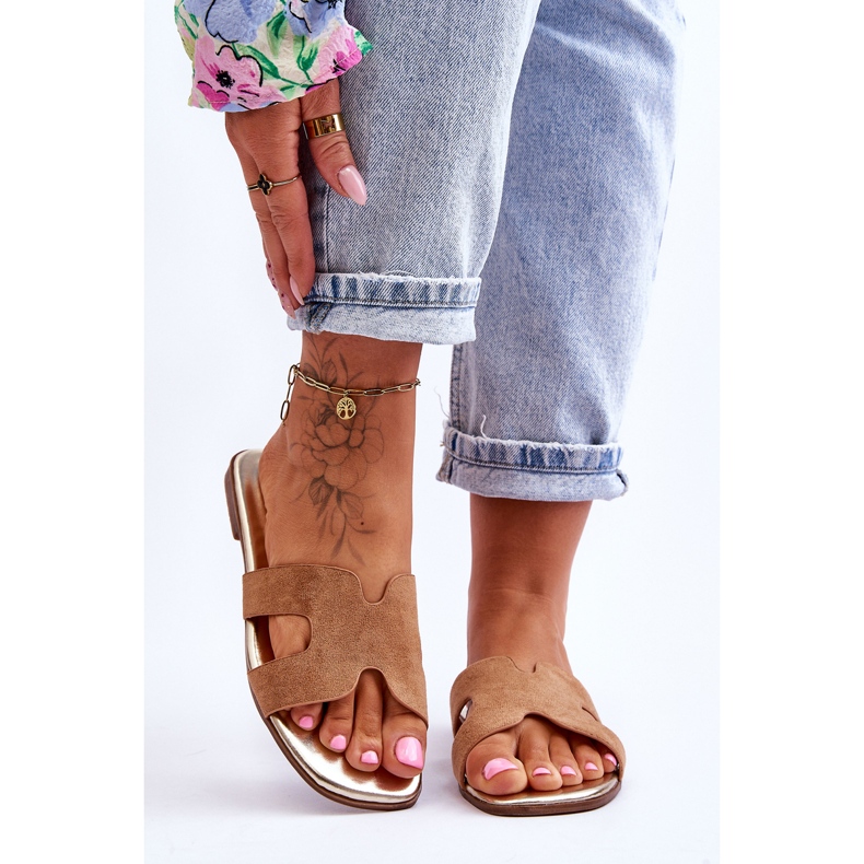 Seastar Pantuflas Clásicas Mujer Ante Beige Evana 2