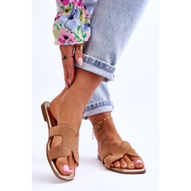 Seastar Pantuflas Clásicas Mujer Ante Beige Evana 3