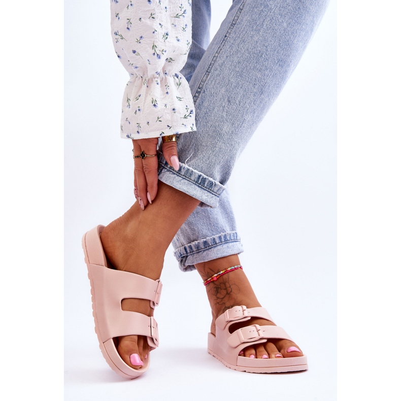 PS1 Chanclas Mujer Plataforma Rosa Vértigo 2