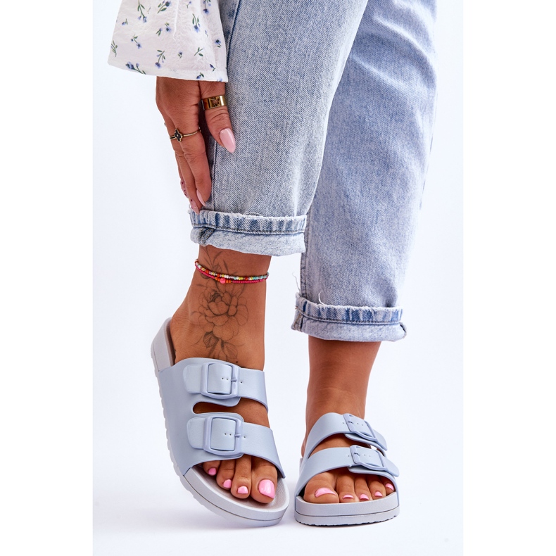 PS1 Pantuflas de Mujer Plataforma Vertigo Azul 1 PS1 Pantuflas de Mujer Plataforma Vertigo Azul 1