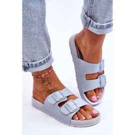 PS1 Pantuflas de Mujer Plataforma Vertigo Azul 4