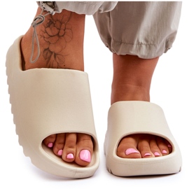 PS1 Zapatillas Plataforma Moda Beige Claro Estella 10