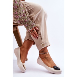 ZAXY Mujer Bailarinas Con Corazón LL285030 Beige Claro 7