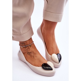 ZAXY Mujer Bailarinas Con Corazón LL285030 Beige Claro 4
