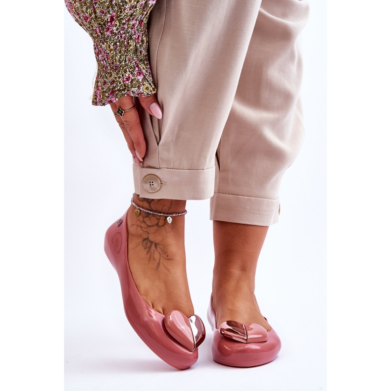 ZAXY Mujer Bailarinas Con Corazón LL285028 Rosa rosado 1
