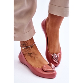 ZAXY Mujer Bailarinas Con Corazón LL285028 Rosa rosado 4