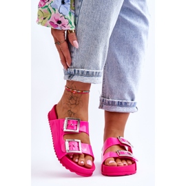 Pantuflas Mujer Lisas ZAXY HH285160 Fucsia rosa 1