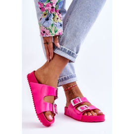 Pantuflas Mujer Lisas ZAXY HH285160 Fucsia rosado 2