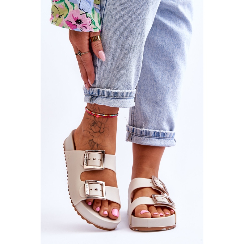 Mujer ZAXY HH285149 Pantuflas Lisas Beige Claro 1