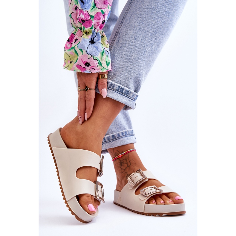 Mujer ZAXY HH285149 Pantuflas Lisas Beige Claro 2