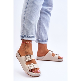 Mujer ZAXY HH285149 Pantuflas Lisas Beige Claro 3