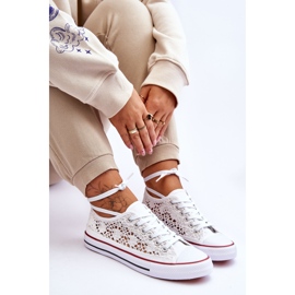 Deportivas Mujer Textil Encaje Blanco Fergo 7