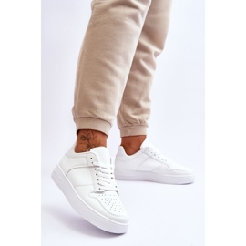 Zapatillas Deportivas Clásicas Sobre Plataforma Larena Blanca blanco 3