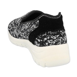 Zapatos deportivos para mujeres de Befado 517d019 Flores negras negro 3