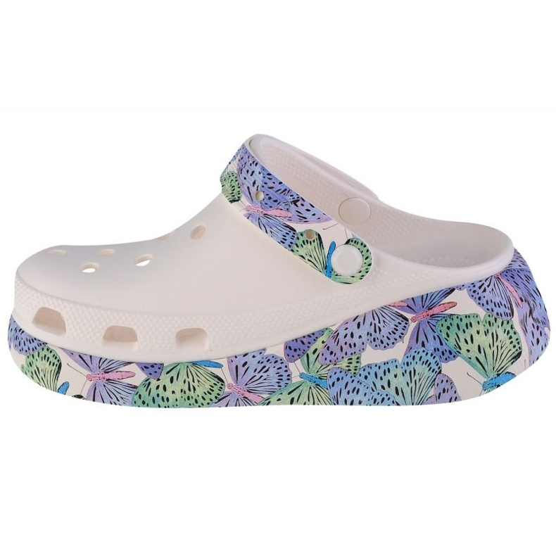 Zuecos Crocs Classic Crush Butterfly Sandal W 208258-94S blanco 1