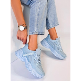 BM Bains zapatillas azules con cuña 1