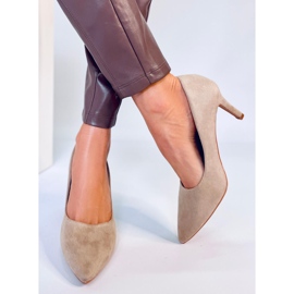 BM Stilettos clásicos de mujer Eurielle Khaki beige 3