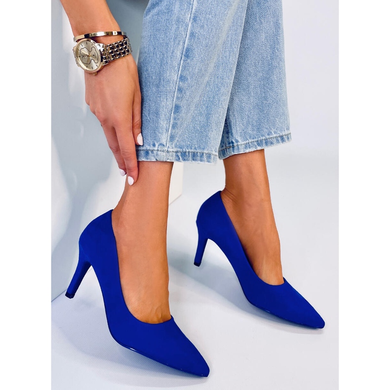 BM Zapatos de salón de mujer clásicos Eurielle Azul 1