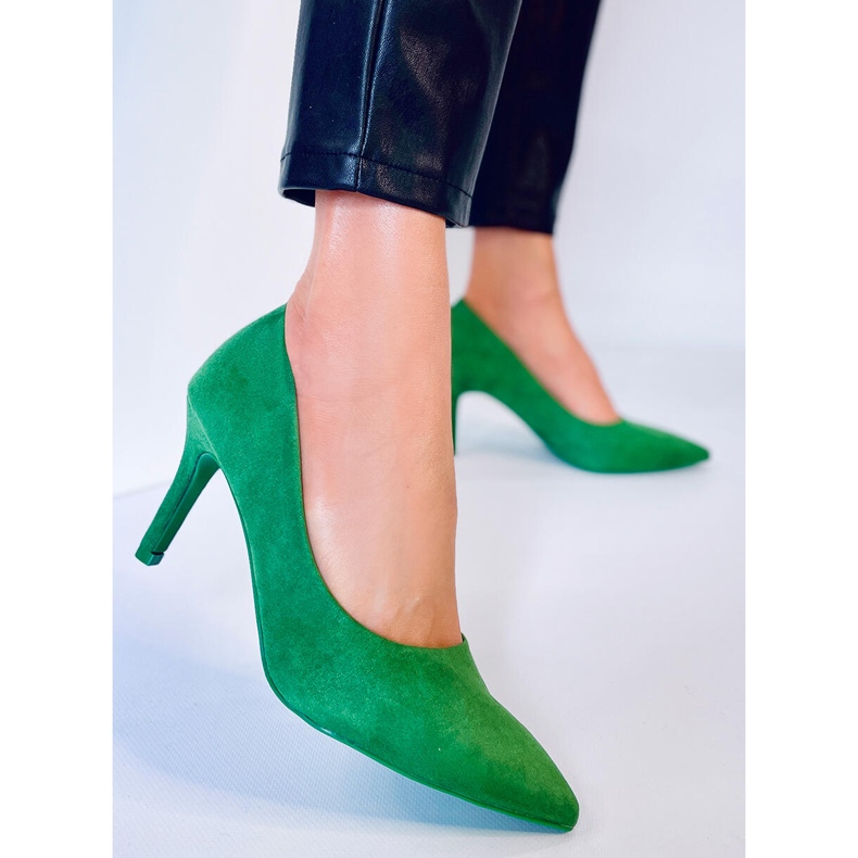 BM Zapatos de salón clásicos de mujer Eurielle Green verde 1
