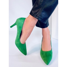 BM Zapatos de salón clásicos de mujer Eurielle Green verde 3
