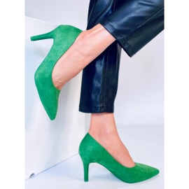 BM Zapatos de salón clásicos de mujer Eurielle Green verde 2