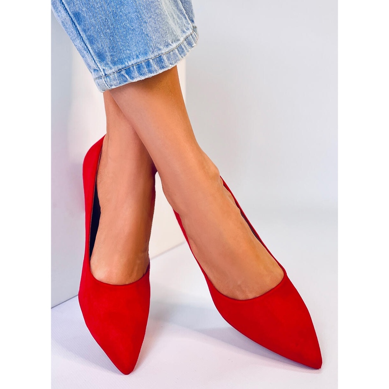 BM Zapatos de salón clásicos de mujer Eurielle Red rojo 1