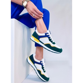 BM Zapatillas de mujer Cagle Green multicolor 3