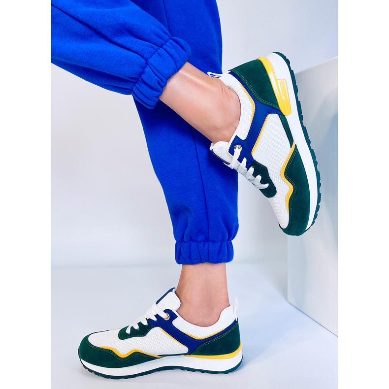 BM Zapatillas de mujer Cagle Green multicolor 2 BM Zapatillas de mujer Cagle Green multicolor 2