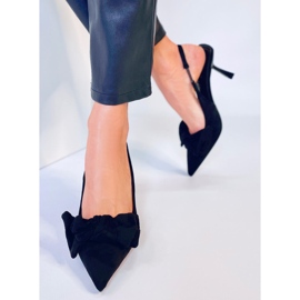 BM Zapatos negros con tacón abierto Shirley 3