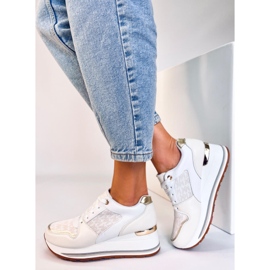 Zapatillas Gilmore beige con cuña 2 Zapatillas Gilmore beige con cuña 2