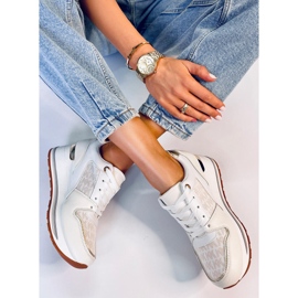 Zapatillas Gilmore beige con cuña 4