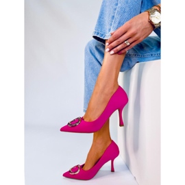 BM Zapatos de tacón mujer Capriati Fucsia rosado 2 BM Zapatos de tacón mujer Capriati Fucsia rosado 2